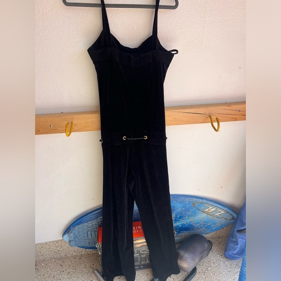 Juicy Black velvet Jumpsuit - Picture 2 of 5